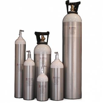 Tubos - Cilindros de Aluminio Ultraliviano para Oxígeno Gaseoso 0,685 m³